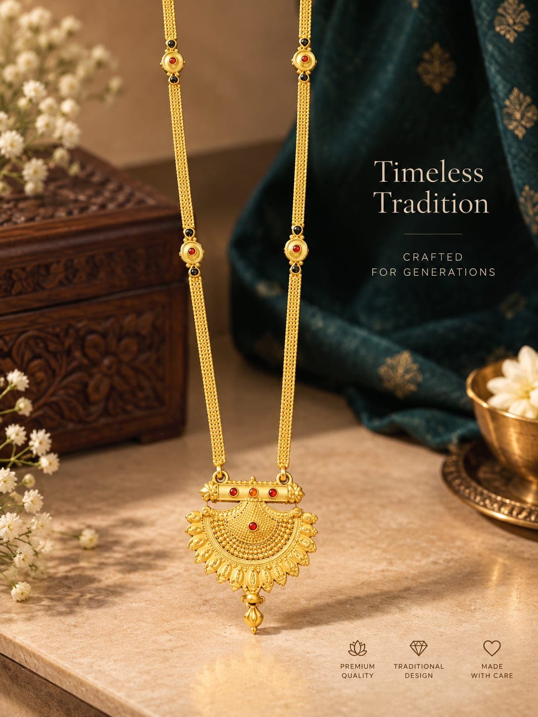  24 inch High gold mangalsutra