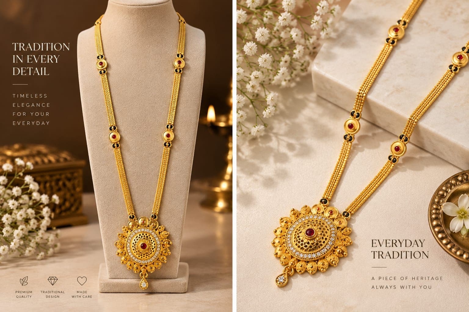 24 " High gold mangalsutra 